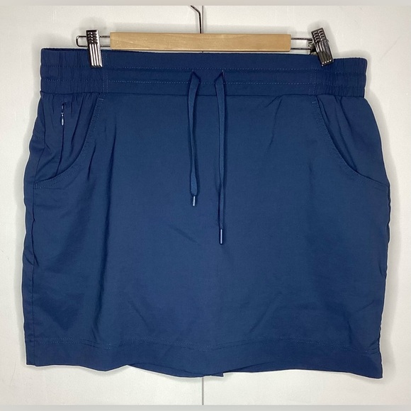 Pacific trail blue drawstring skort lg - Picture 3 of 11